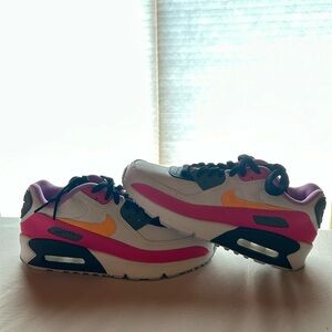 Nike Air Max 90’s Multicolor size 4 youth - 5.5 women’s.